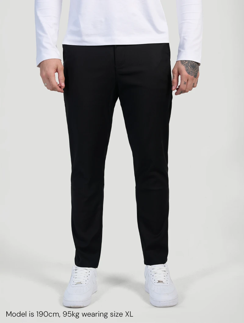 Pantaloni Stretch Astino - Nero