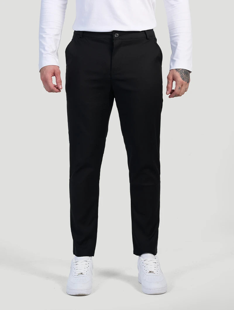 Pantaloni Stretch Astino - Nero