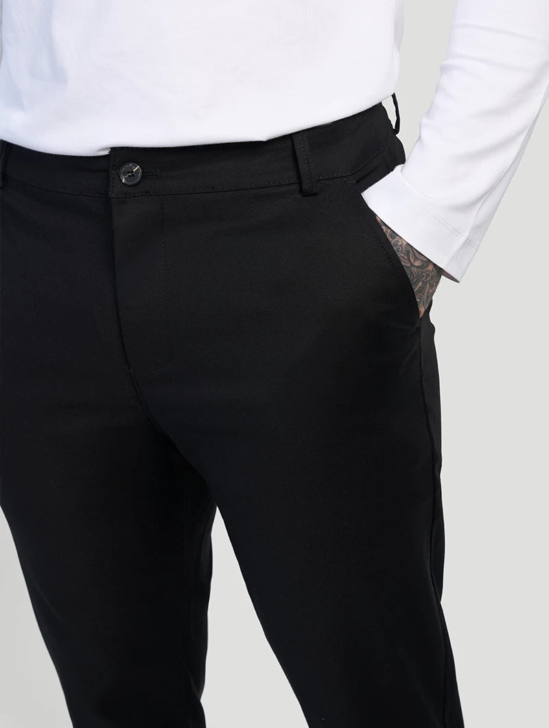 Pantaloni Stretch Astino - Nero