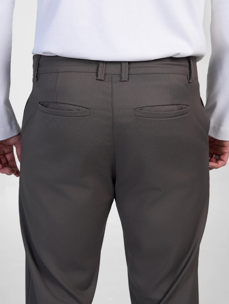 Pantaloni Stretch Astino - Grigio