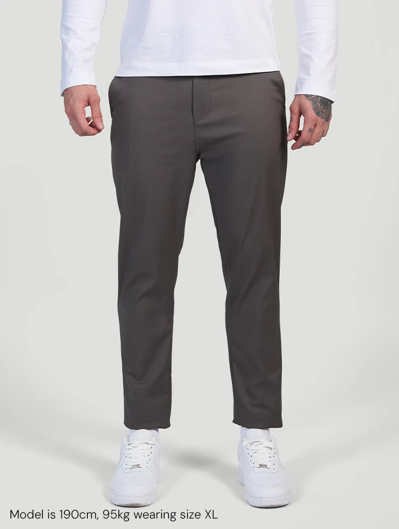 Pantaloni Stretch Astino - Grigio