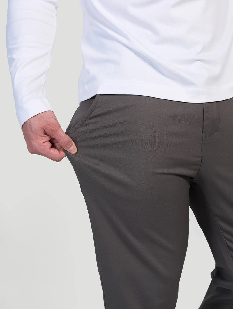 Pantaloni Stretch Astino - Grigio