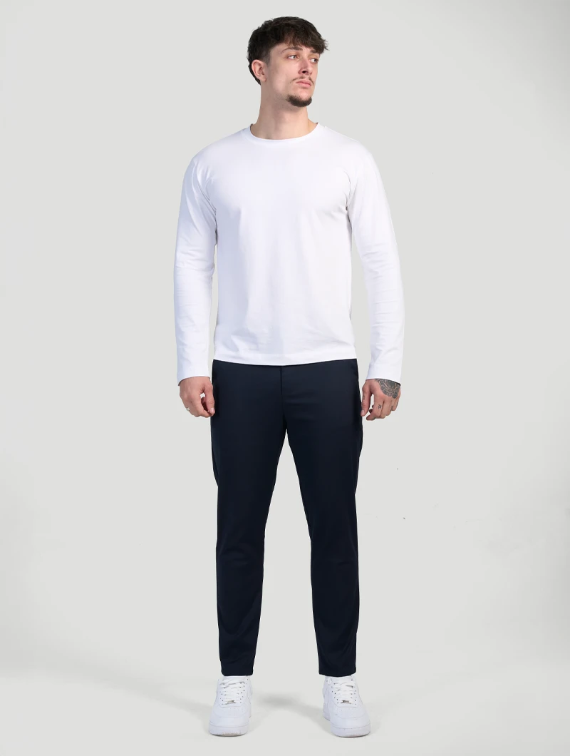 Pantaloni Stretch Astino - Blu Navy
