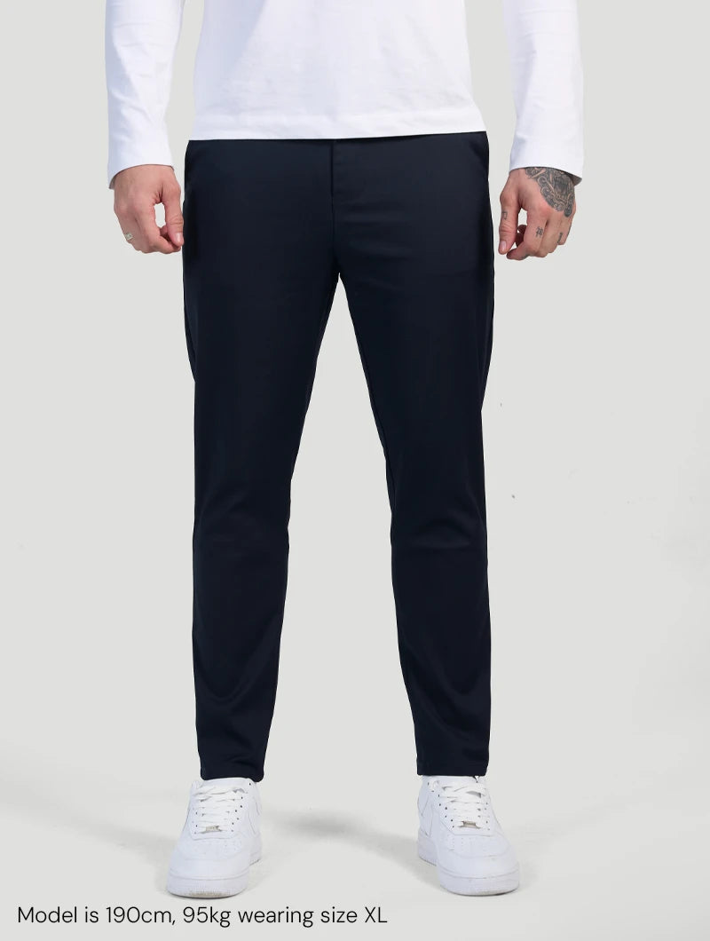 Pantaloni Stretch Astino - Blu Navy