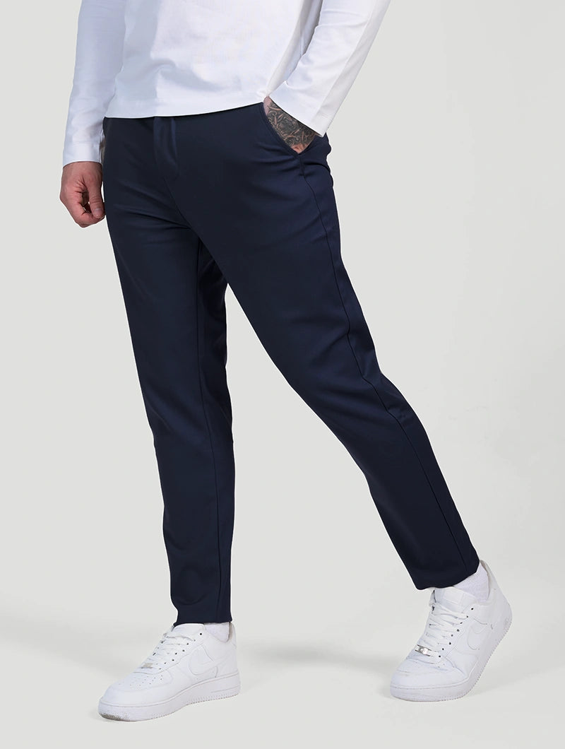 Pantaloni Stretch Astino - Blu Navy