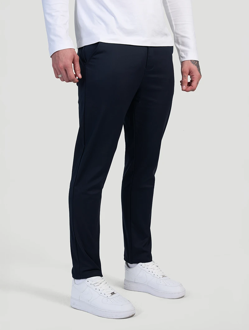 Pantaloni Stretch Astino - Blu Navy