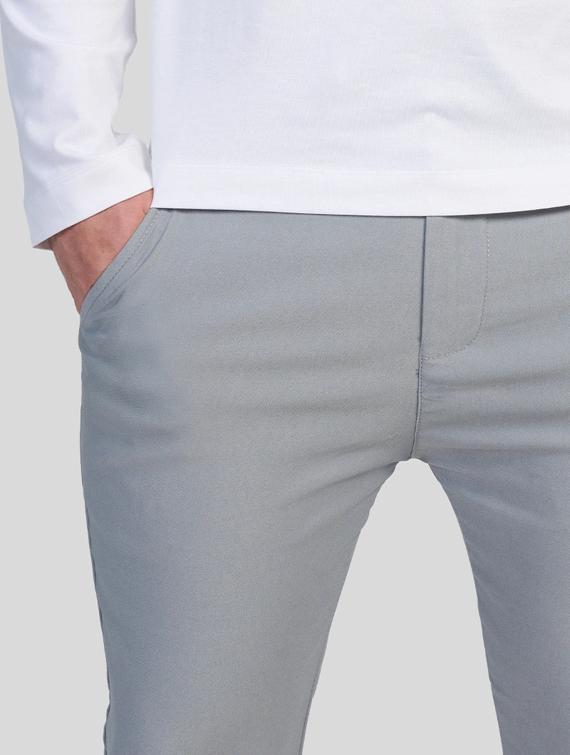 Noa Stretch Pants - Light Grey
