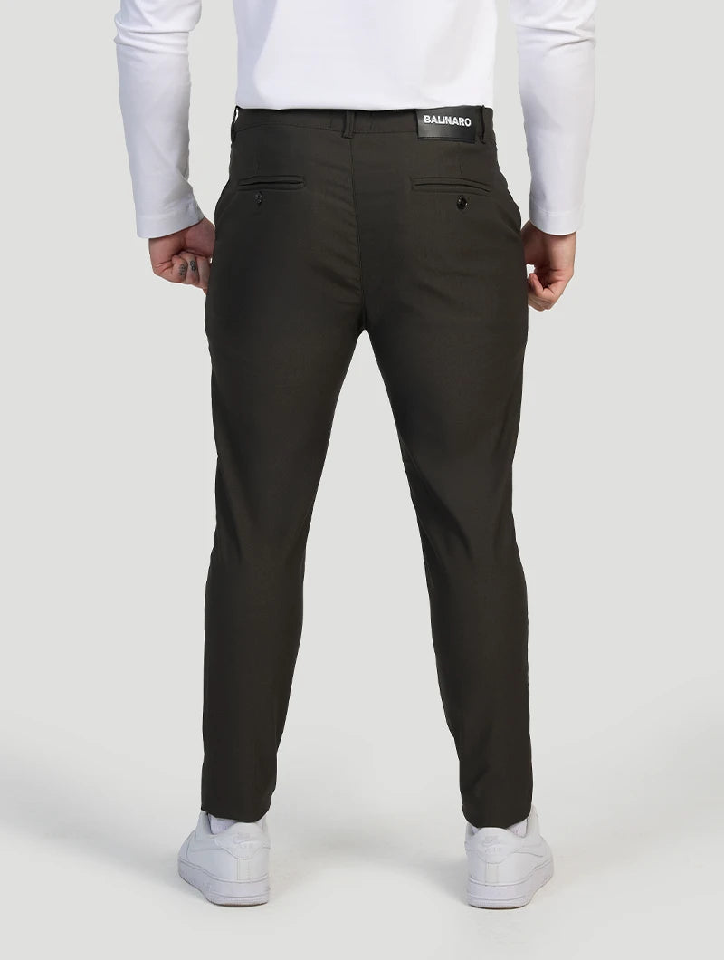 Noa Stretch Pants - Black Olive