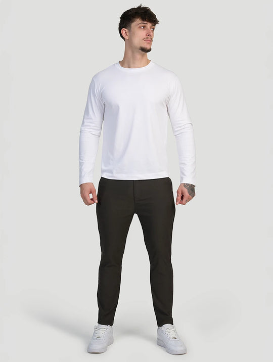 Noa Stretch بنطال  - زيتوني أسود