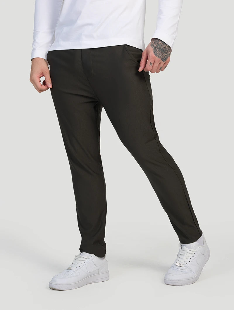 Noa Stretch Pants - Black Olive