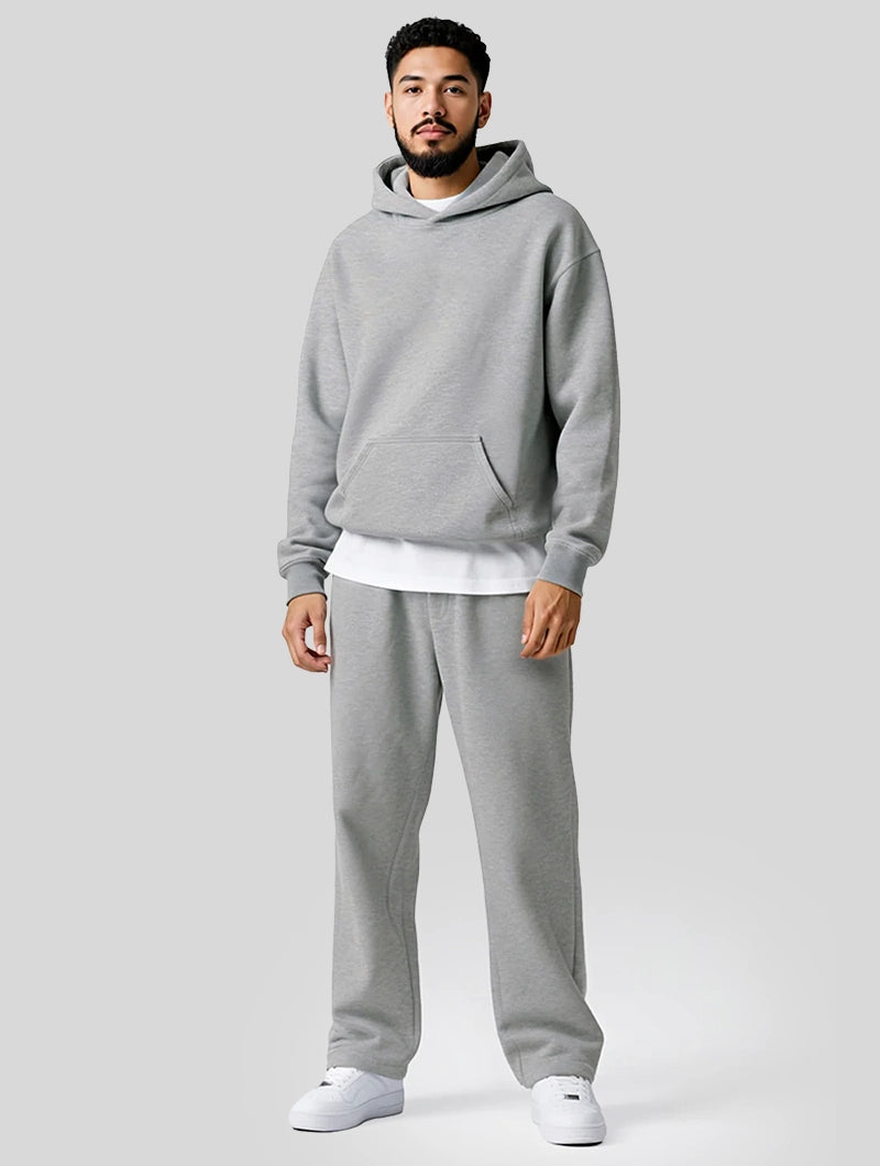 Set di Felpa e Pantaloni della Tuta Brooklyn - Grigio Chiaro