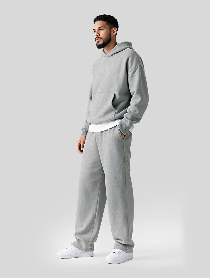 Set di Felpa e Pantaloni della Tuta Brooklyn - Grigio Chiaro