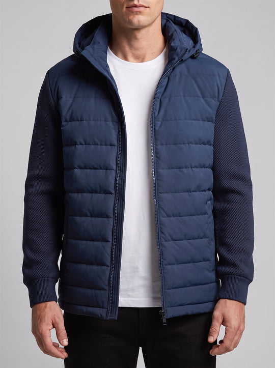 Bruno Winter Jacket - Navy Blue
