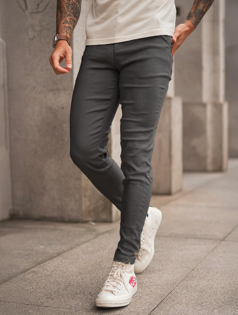 Noa Stretch Pants - Grey
