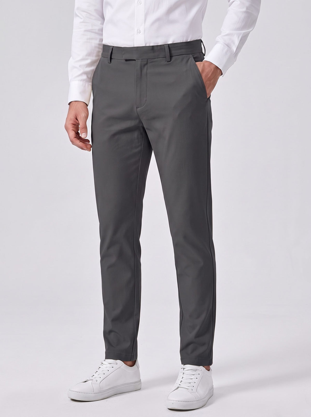 Rafael Slim Chino - Dark Grey