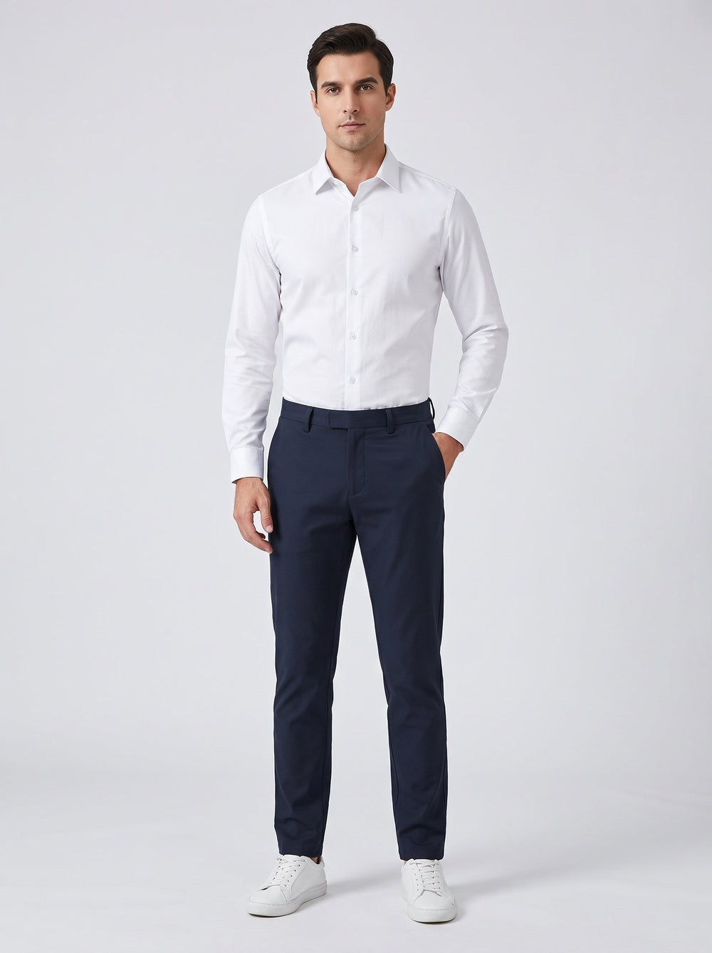 Rafael Slim Chino - Navy Blue