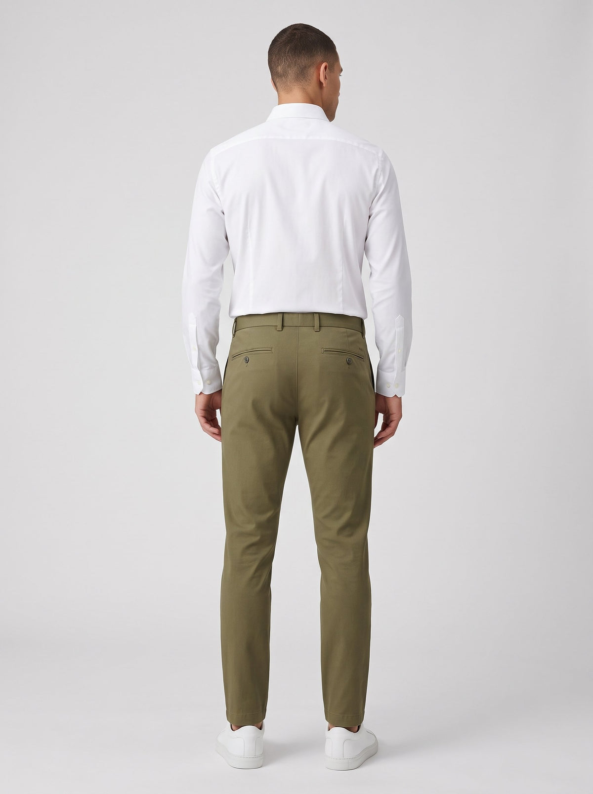 Rafael Slim Chino - Olive Green