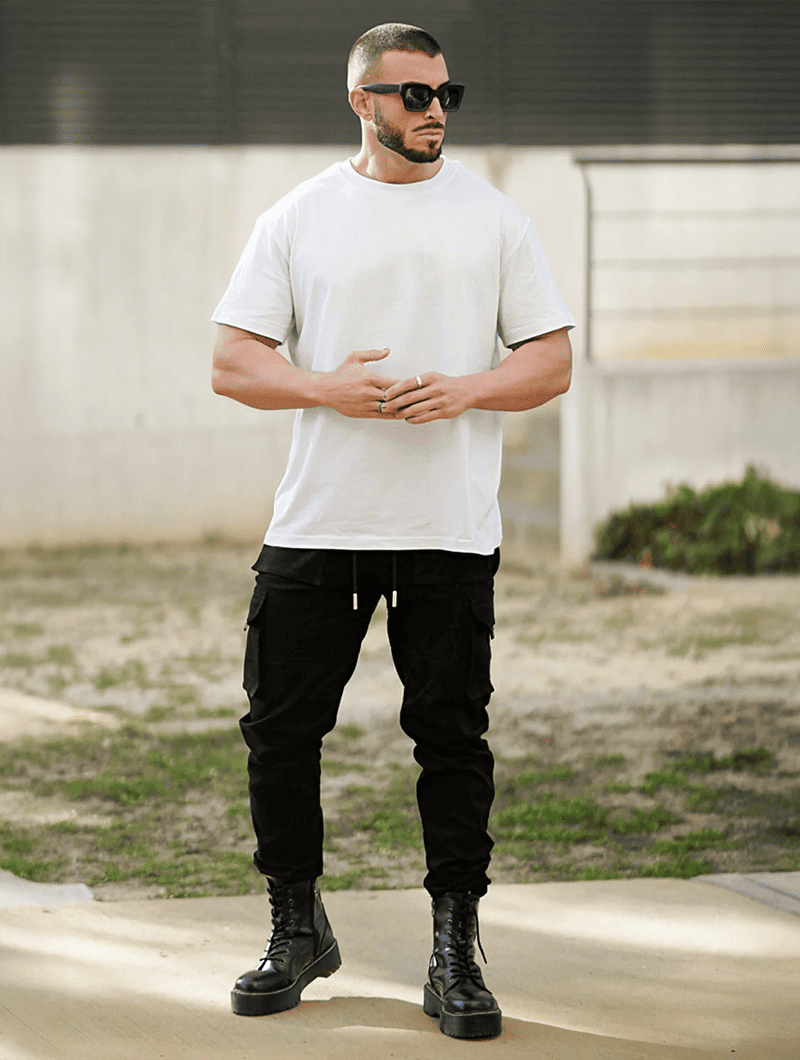 Pantaloni Cargo Baron – Neri
