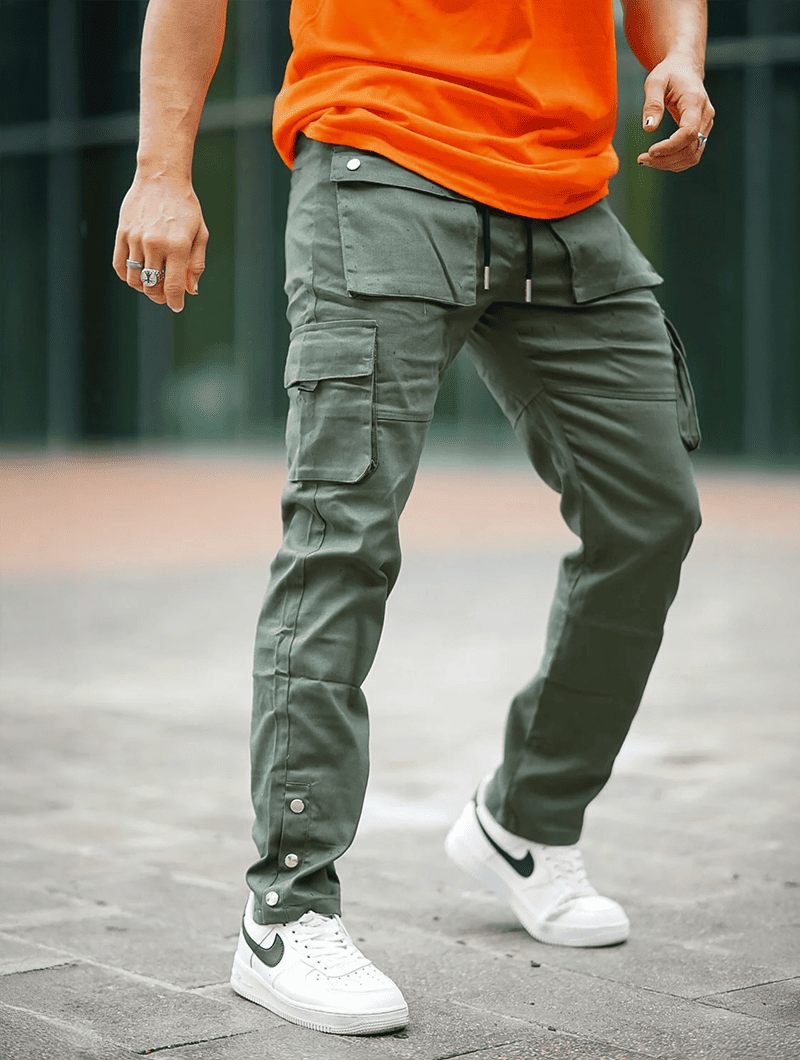 Pantaloni Cargo Baron – Verde Militare