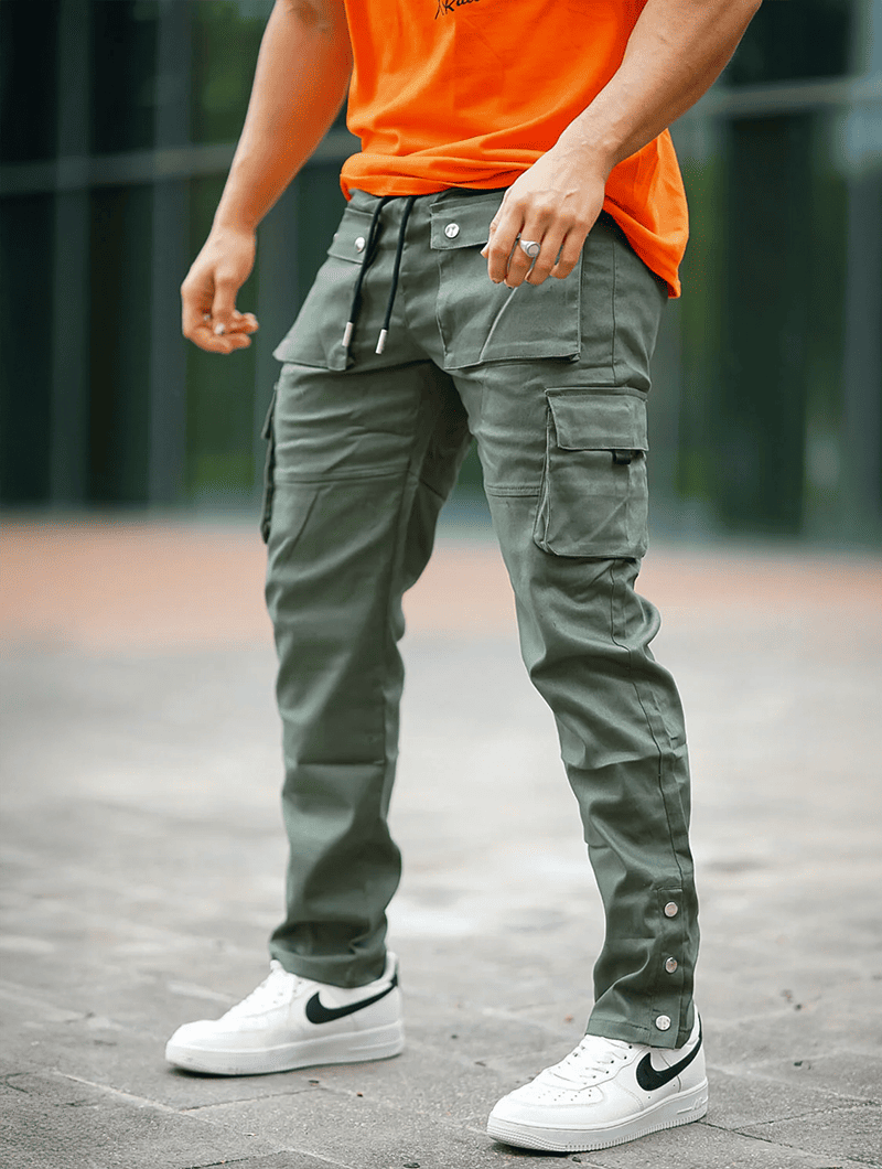 Pantaloni Cargo Baron – Verde Militare