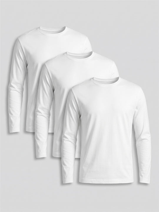 Sweater 3-Pack - White | Basino