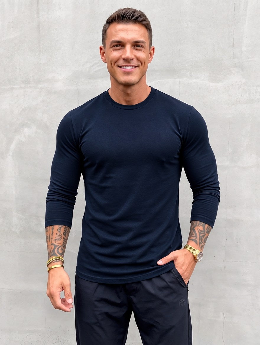 Basino Sweater - Navy Blue