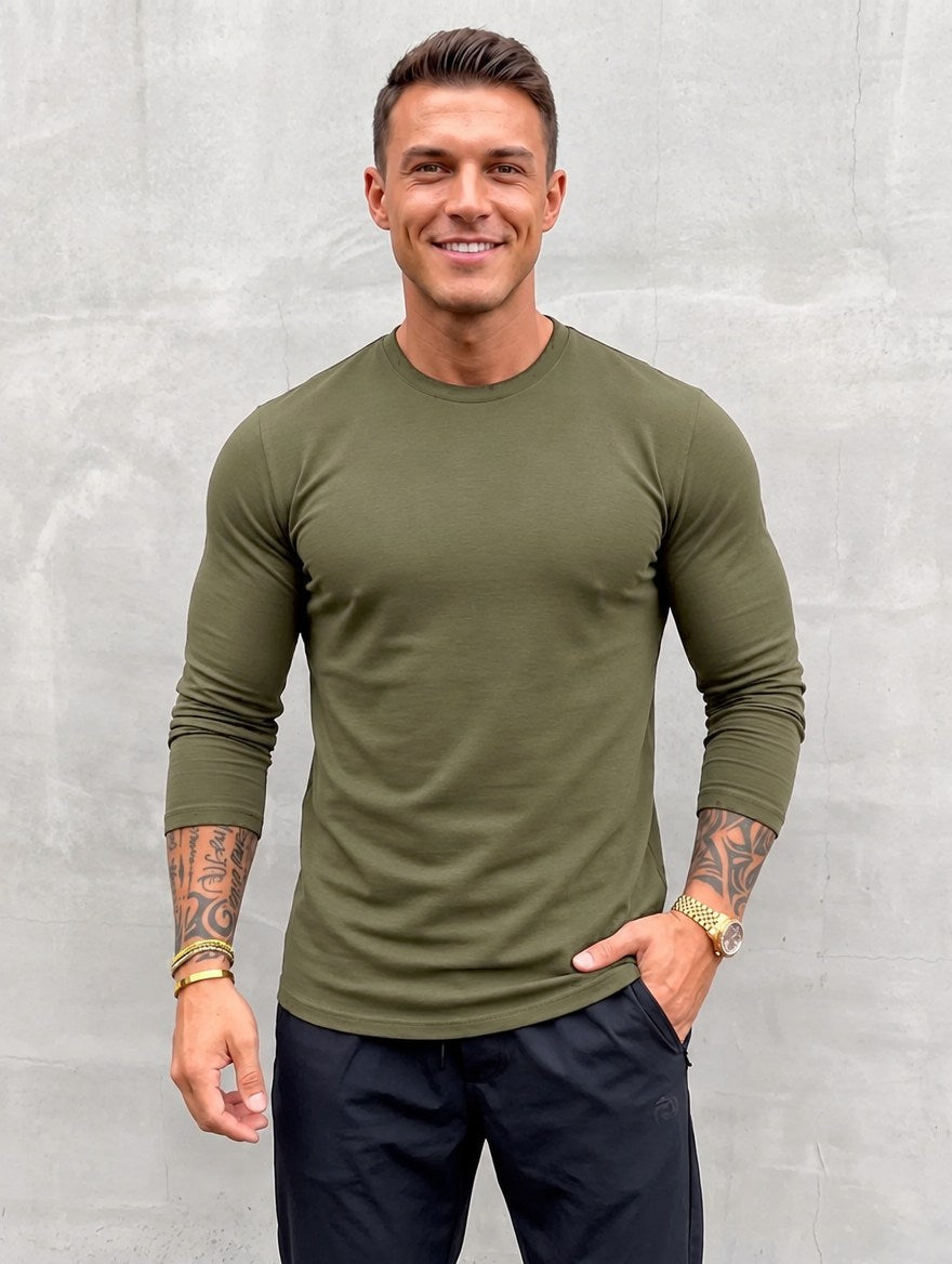 Basino Sweater - Khaki Green