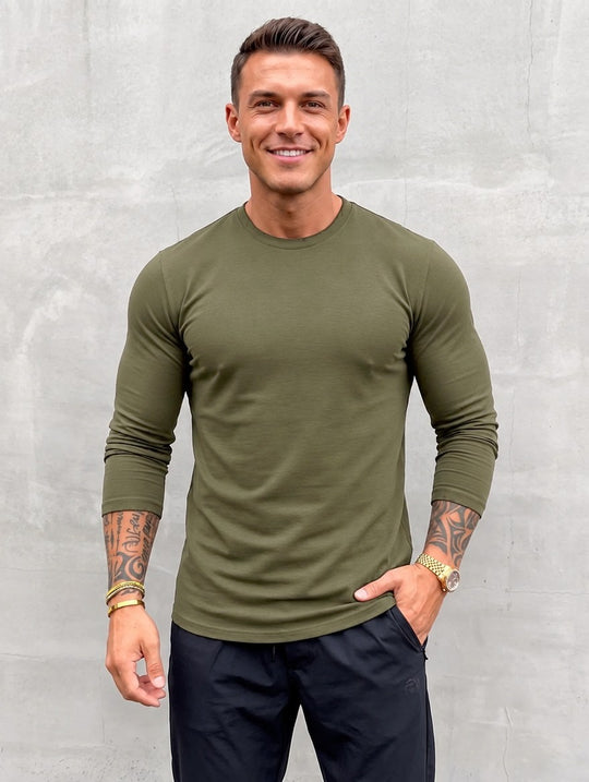 Basino Sweater - Khaki Green