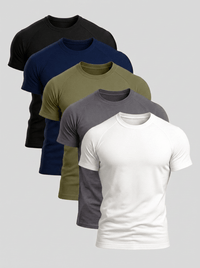 Basic T-Shirt 5-Pack | Aleano