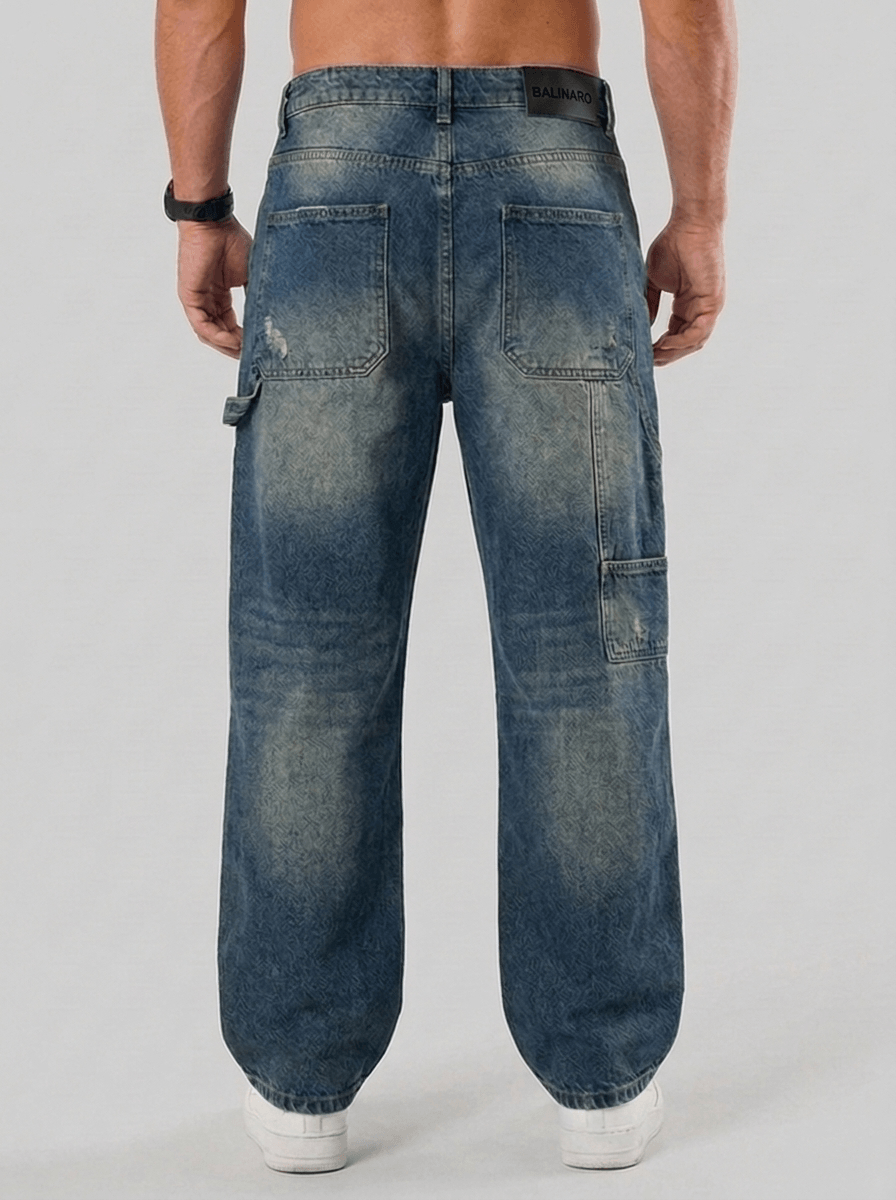 Jeans Tadeo Carpenter - Blu Stone Lavato