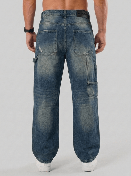 Tadeo Carpenter Jeans - Washed Stone Blue