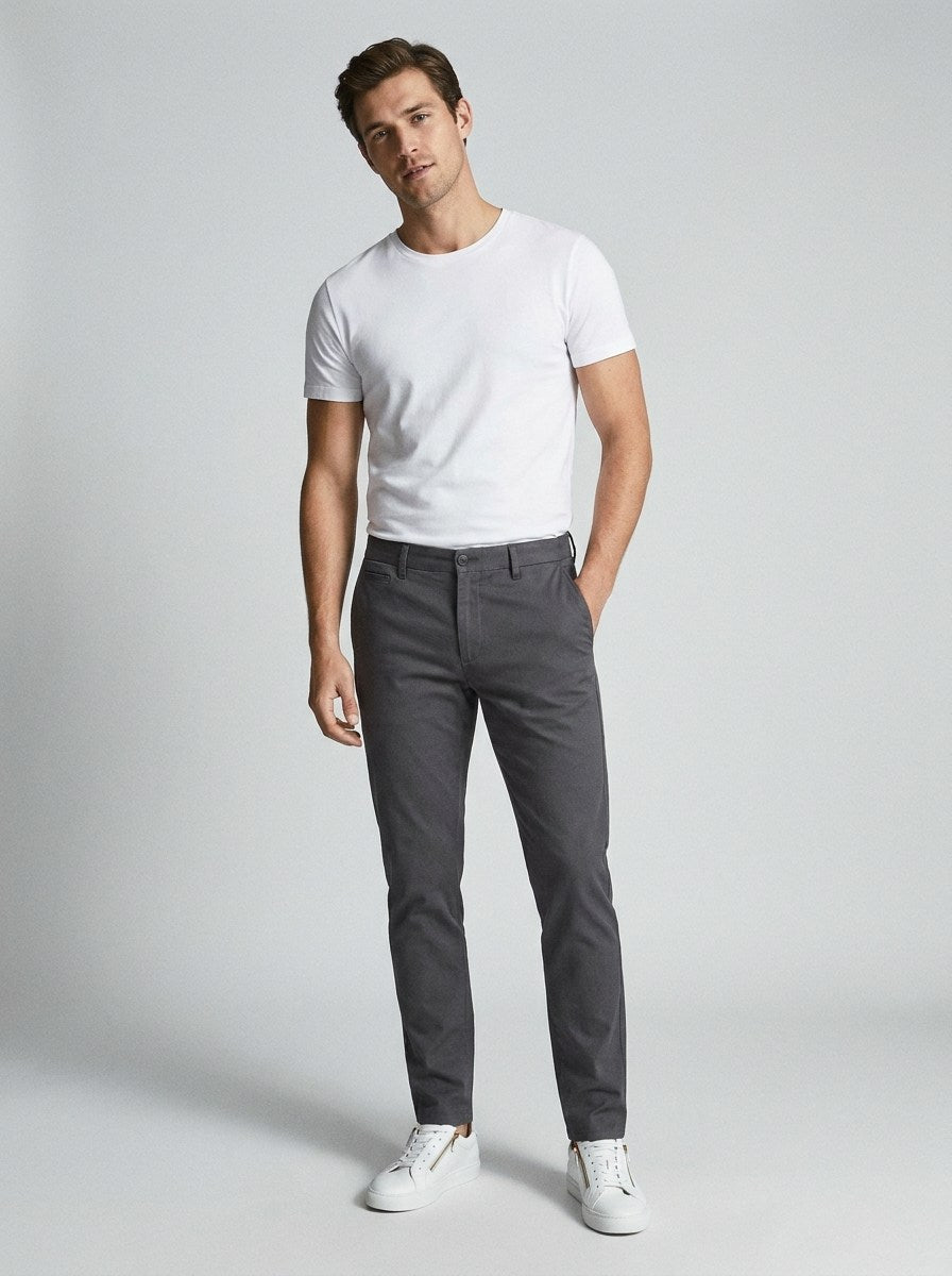 Cassian Stretch Pants - Grey