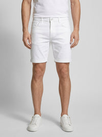 Cassio Denim Shorts - White