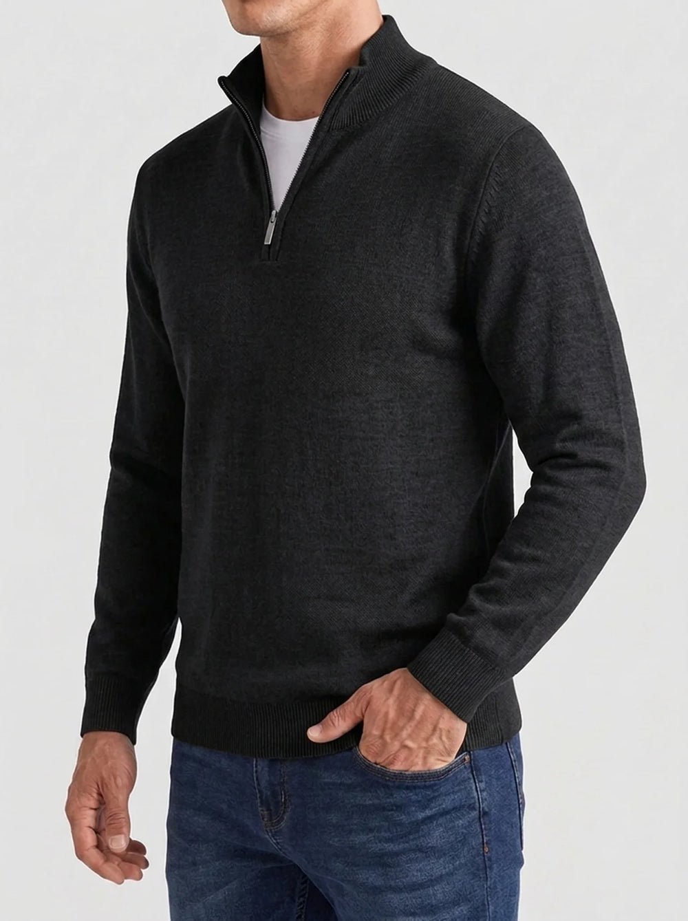 Cesare Knit Sweater - Black