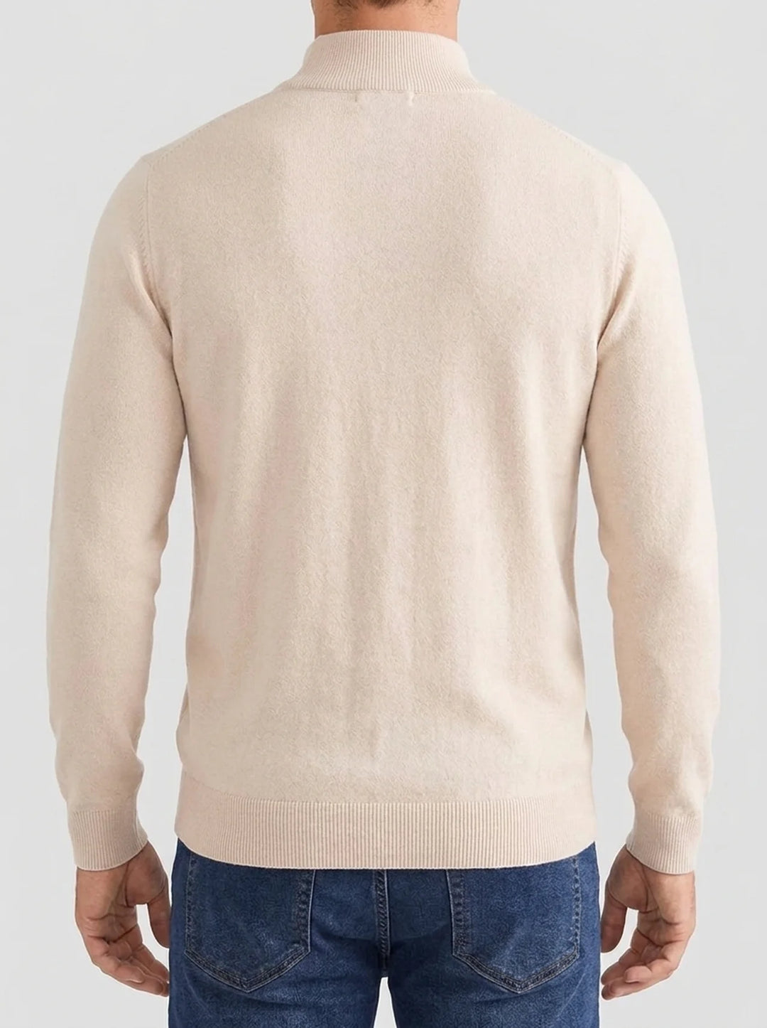 Cesare Knit Sweater - Cream