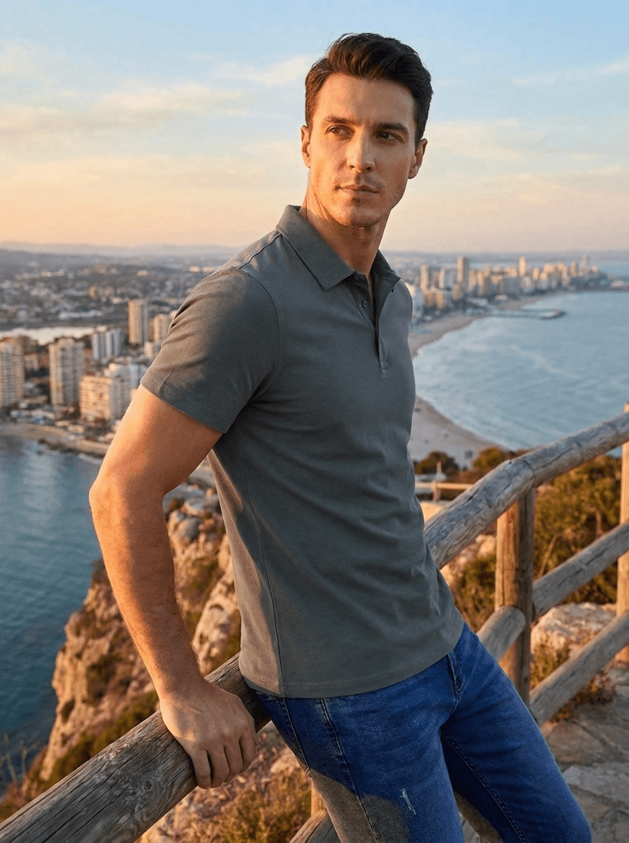 Dario Polo Shirt - Grey