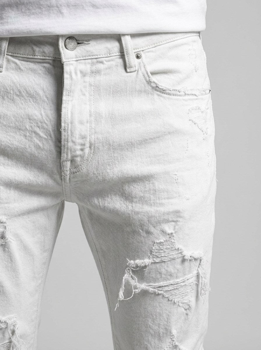 Enzo Stretch Pants - White