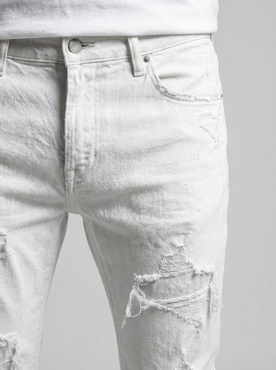 Enzo Stretch Pants - White