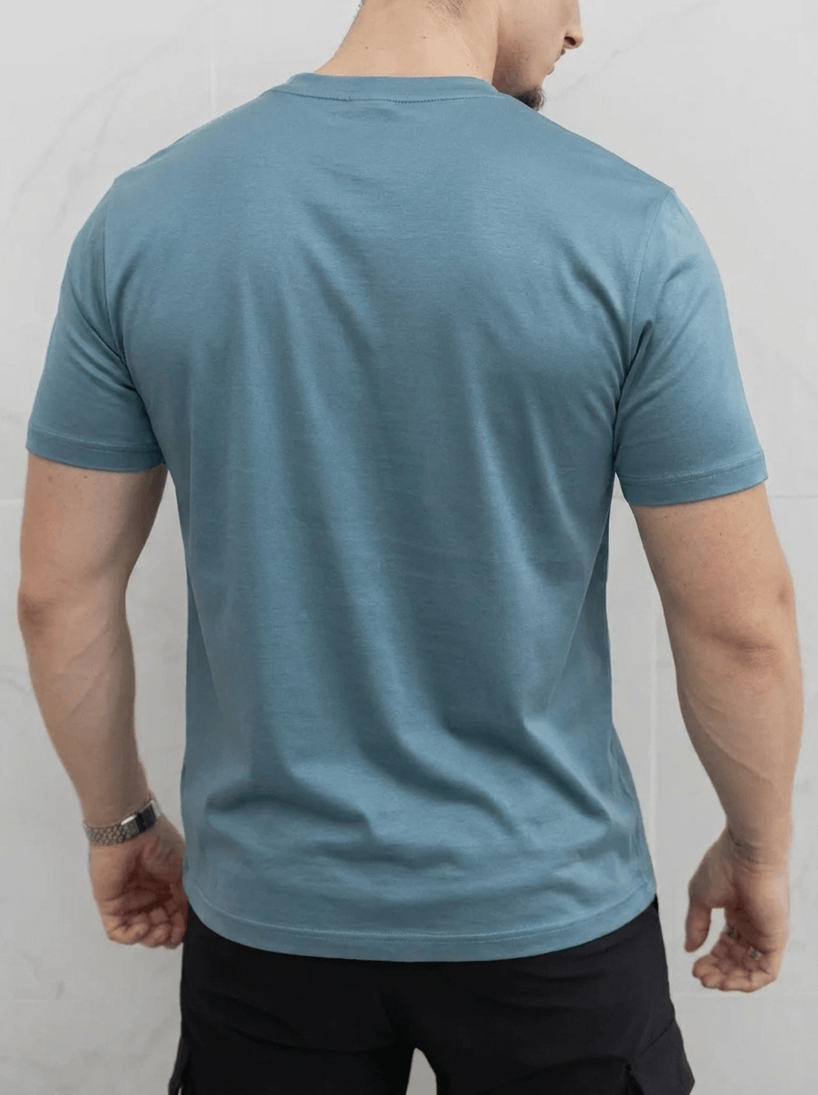 Evano T-Shirt - Dusty Blue