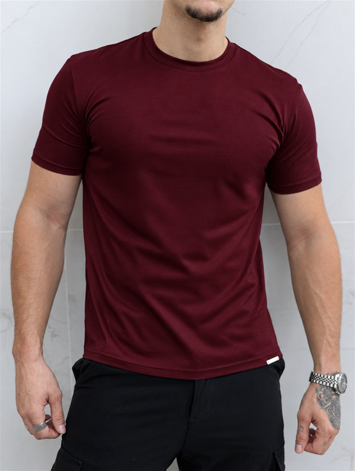 Evano T-Shirt - Burgundy