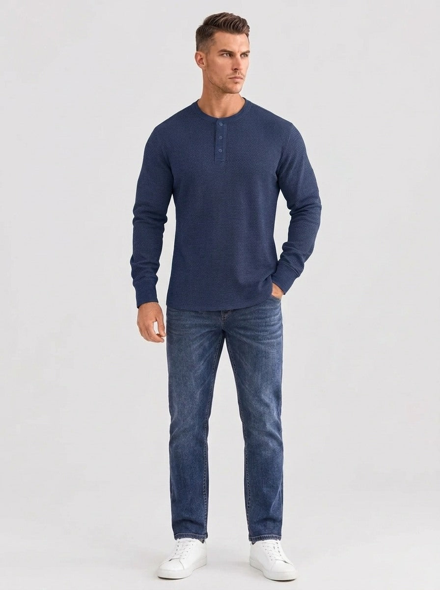 Henley Sweater 5-Pack | Aviero