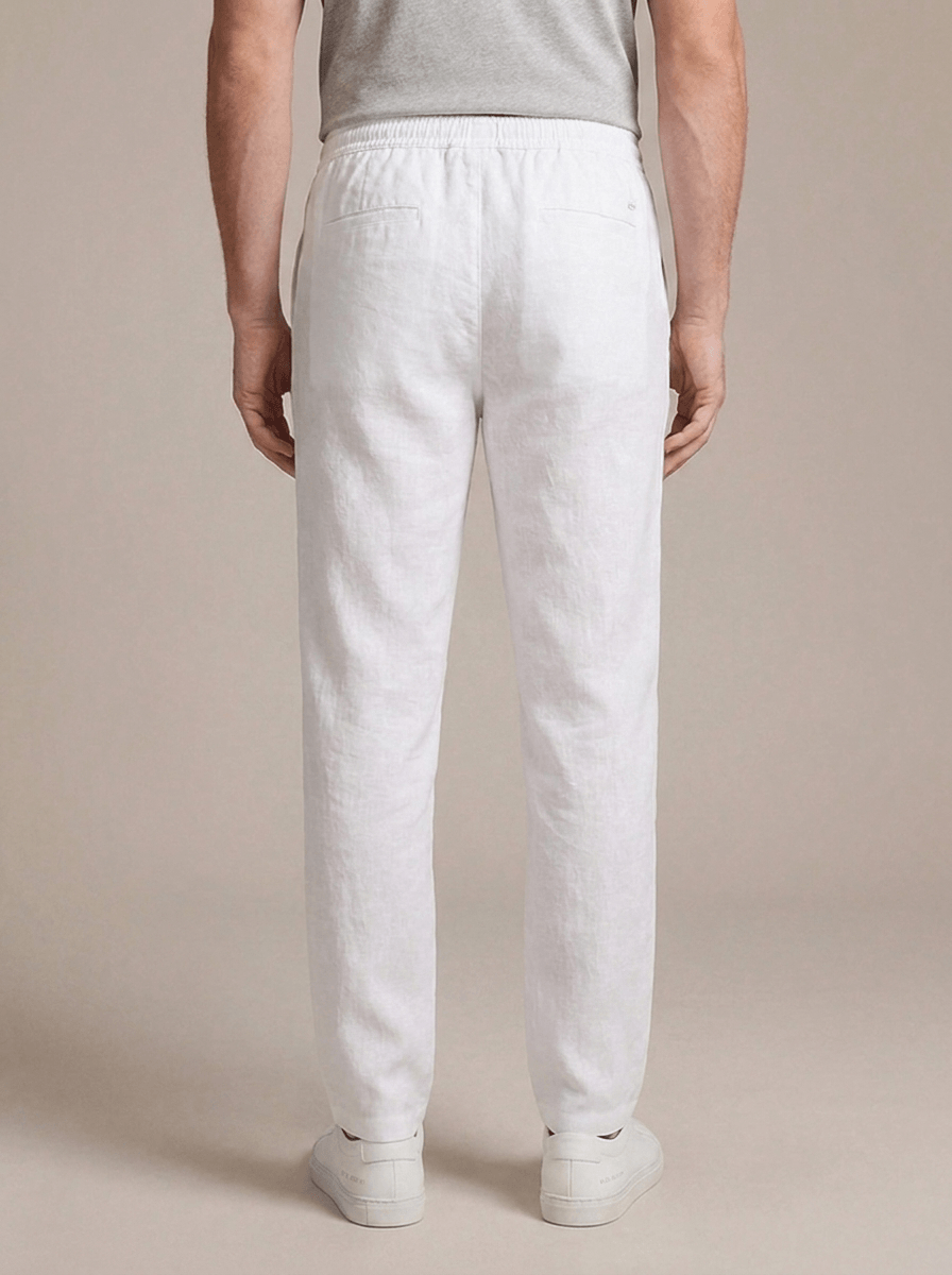Kayo Linen Pants - White