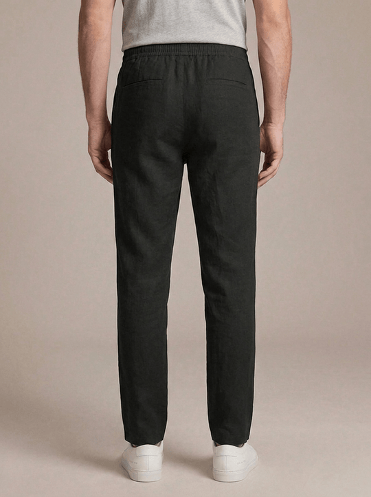 Kayo Linen Pants - Black