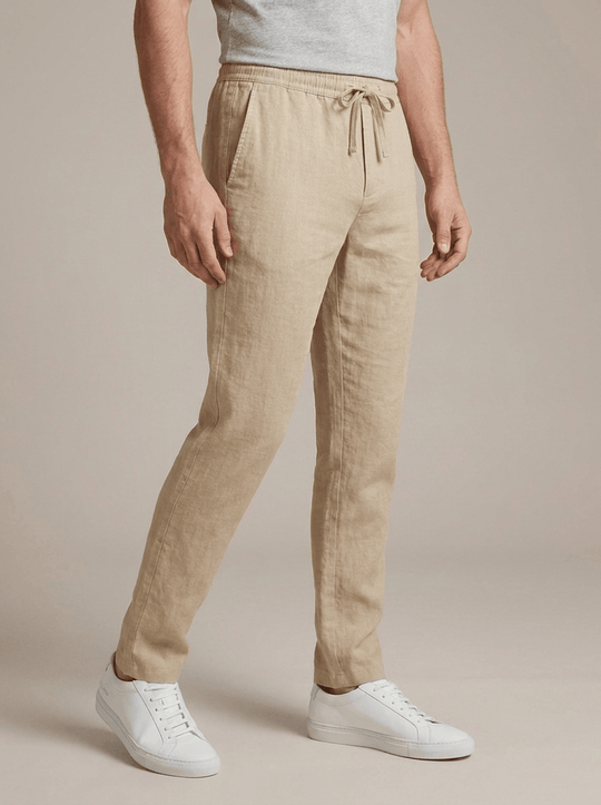 Kayo Linen Pants - Khaki