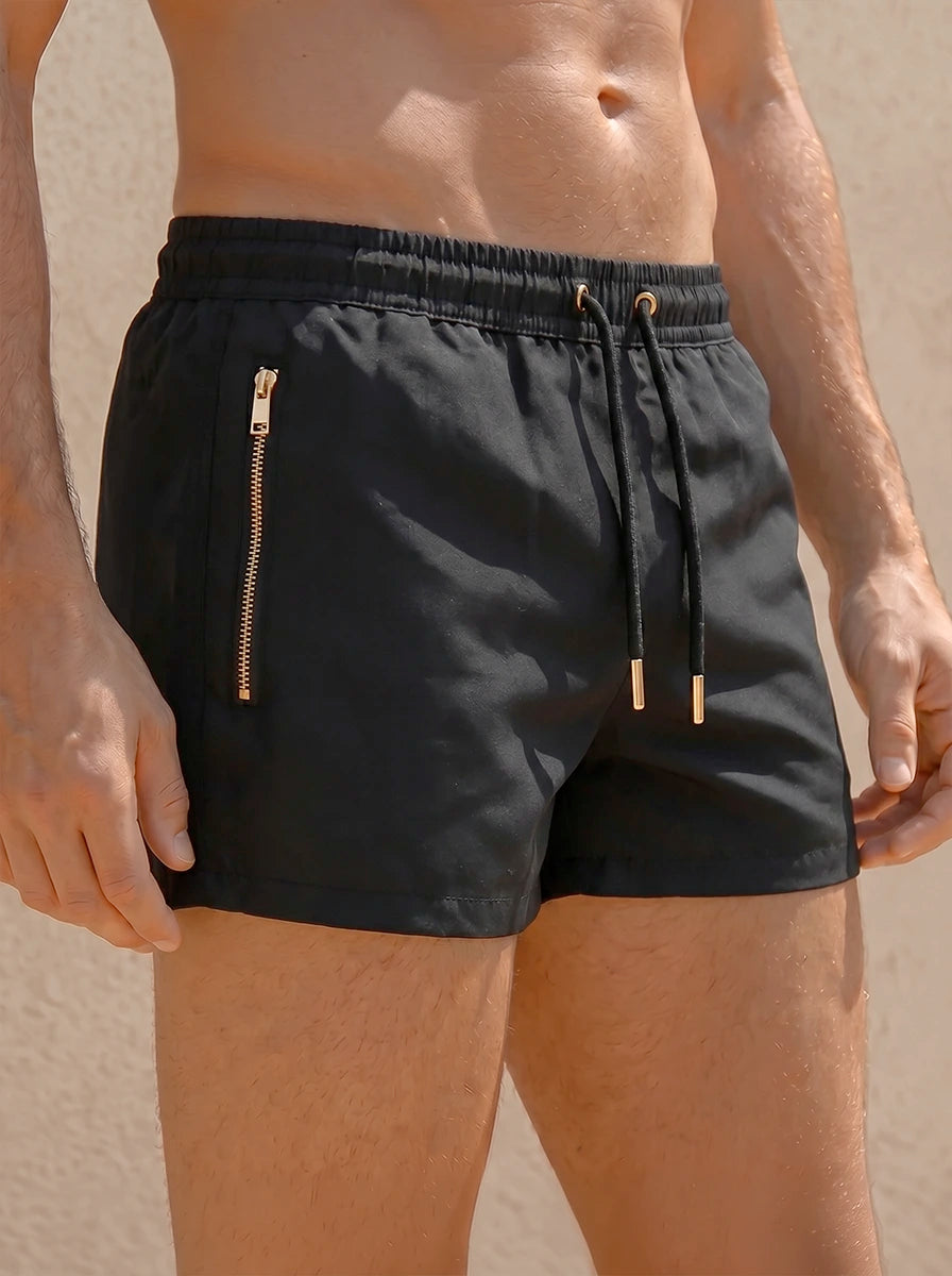 Kendo Swim Shorts -  Black