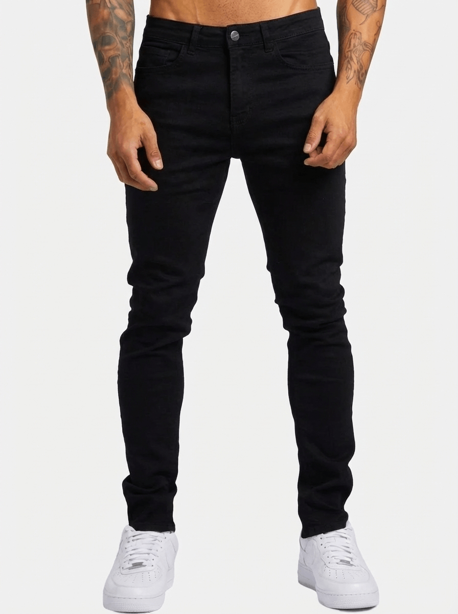 Jeans Regular Stretch Lendo - Nero