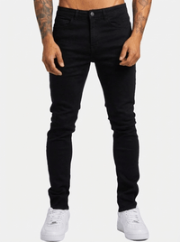 Jeans Regular Stretch Lendo - Nero