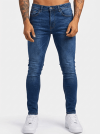 Jeans Regular Stretch Lendo - Blu