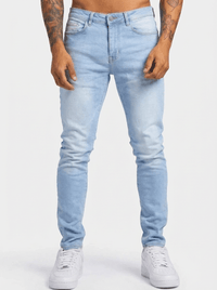 Jeans Regular Stretch Lendo - Blu Chiaro