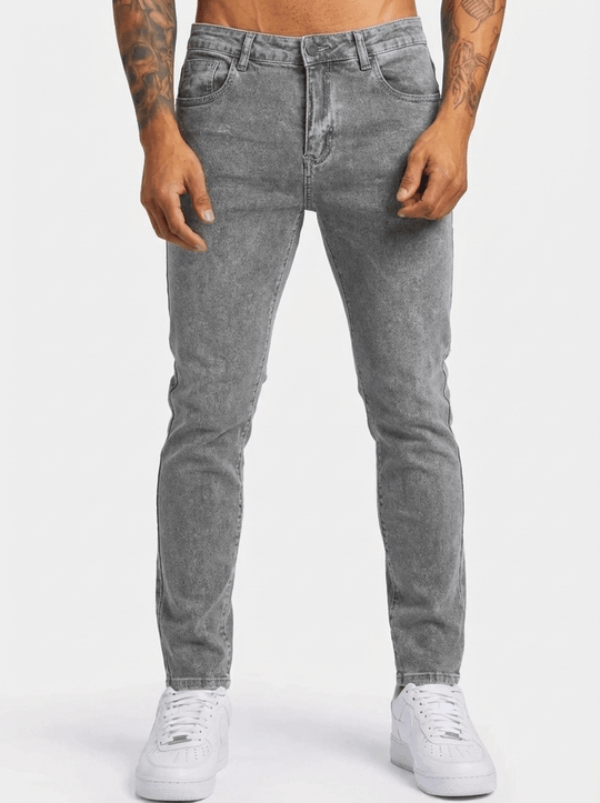 Lendo Regular Stretch Jeans - Light Grey